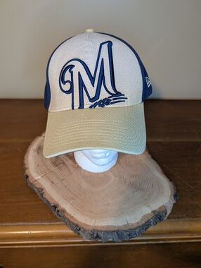 Milwaukee Brewers Fitted 2019 Baseball Cap Cream City Fade